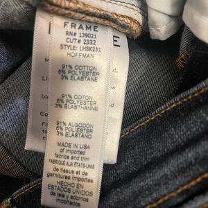 FRAME Blue Dark Rinse skinny size 31 never wore tags off